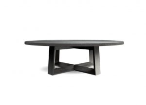 Barcelona Black Round Coffee Table