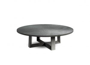 Barcelona Black Round Coffee Table