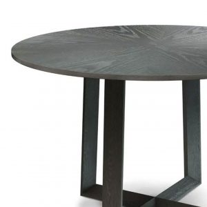 Barcelona Round Black Dining Table