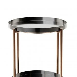 Mercury & Bronze Side Table