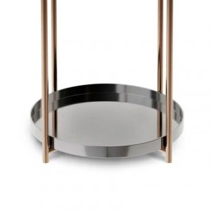 Mercury & Bronze Side Table