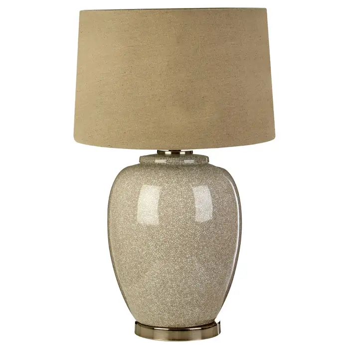 Gold Speckled Ceramic Lamp