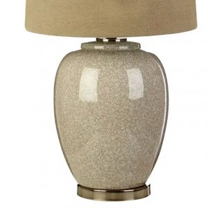 Gold Speckled Ceramic Lamp