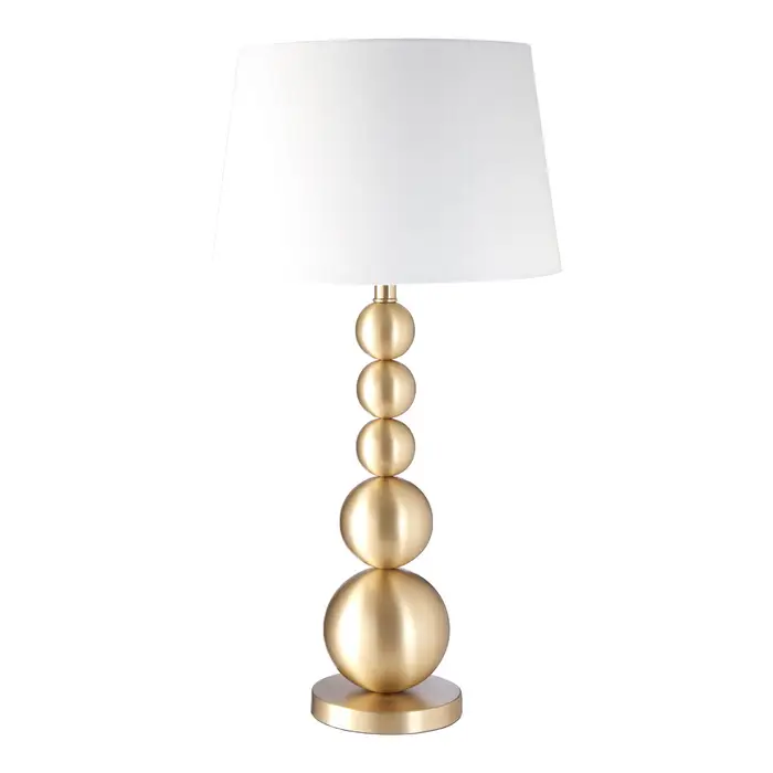 Venus Brushed Gold Ball Lamp